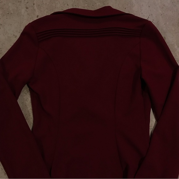 Active USA Red Polyester Peacoat Jacket - Picture 4 of 7